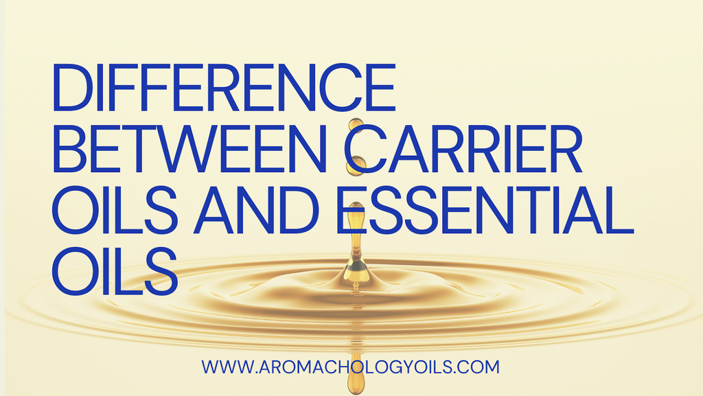 Difference Between Carrier Oils and Essential Oils