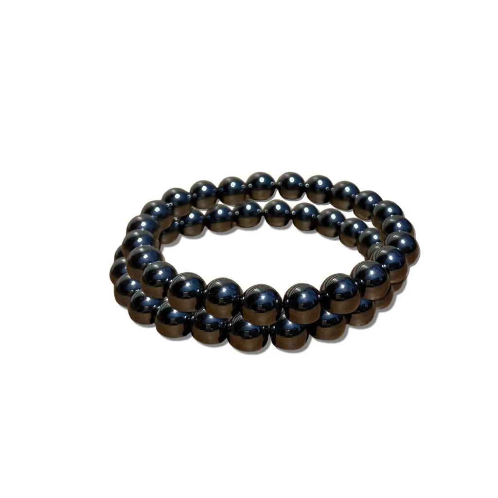 Shop 8 mm Beads Hematite Bracelet Online