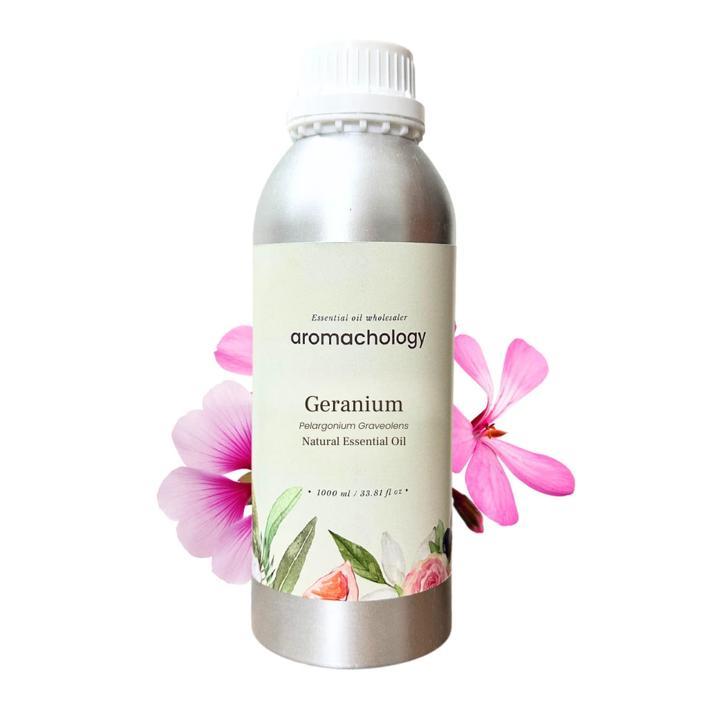 100% pure and natural geranium essential oil