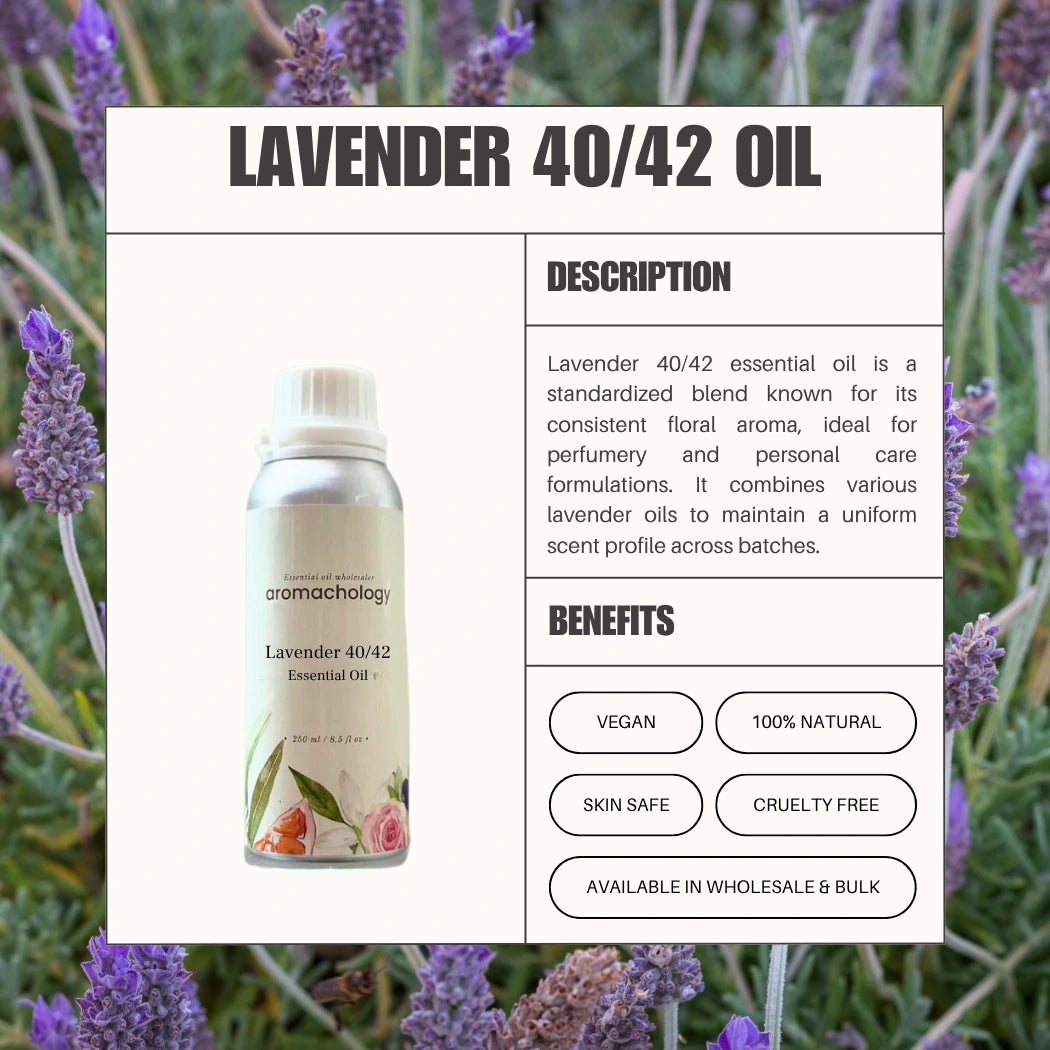 benefits of lavender plants 100% Pure Lavender 40/42 Essential Oil