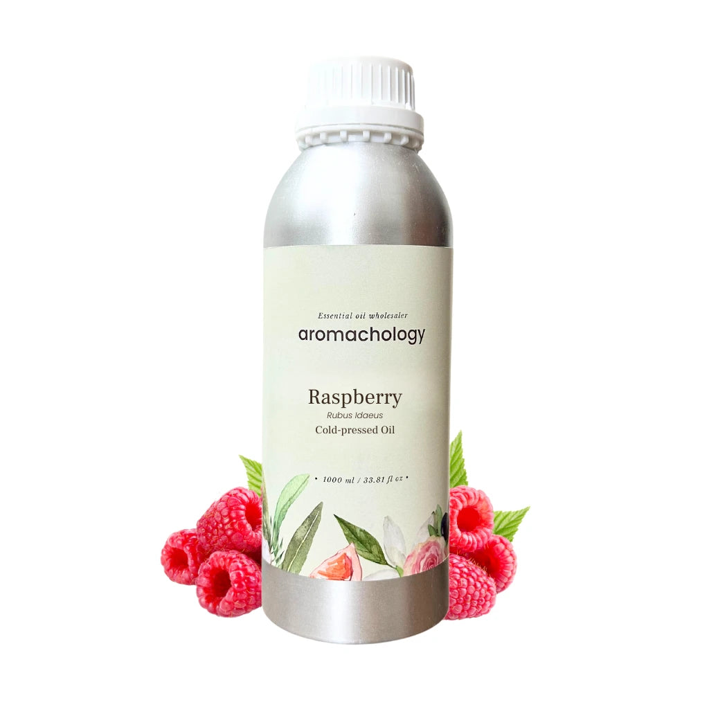 Buy Raspberry Seed Oil - Cold pressed, Unrefined - Aromachology Oils