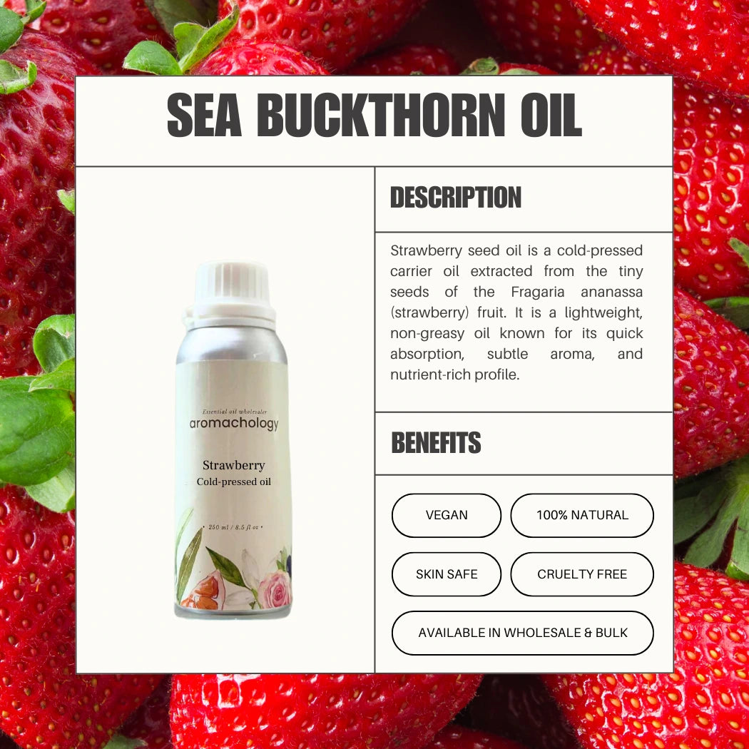 benefits of strawberry seed oil Strawberry Seed Oil - Cold Pressed