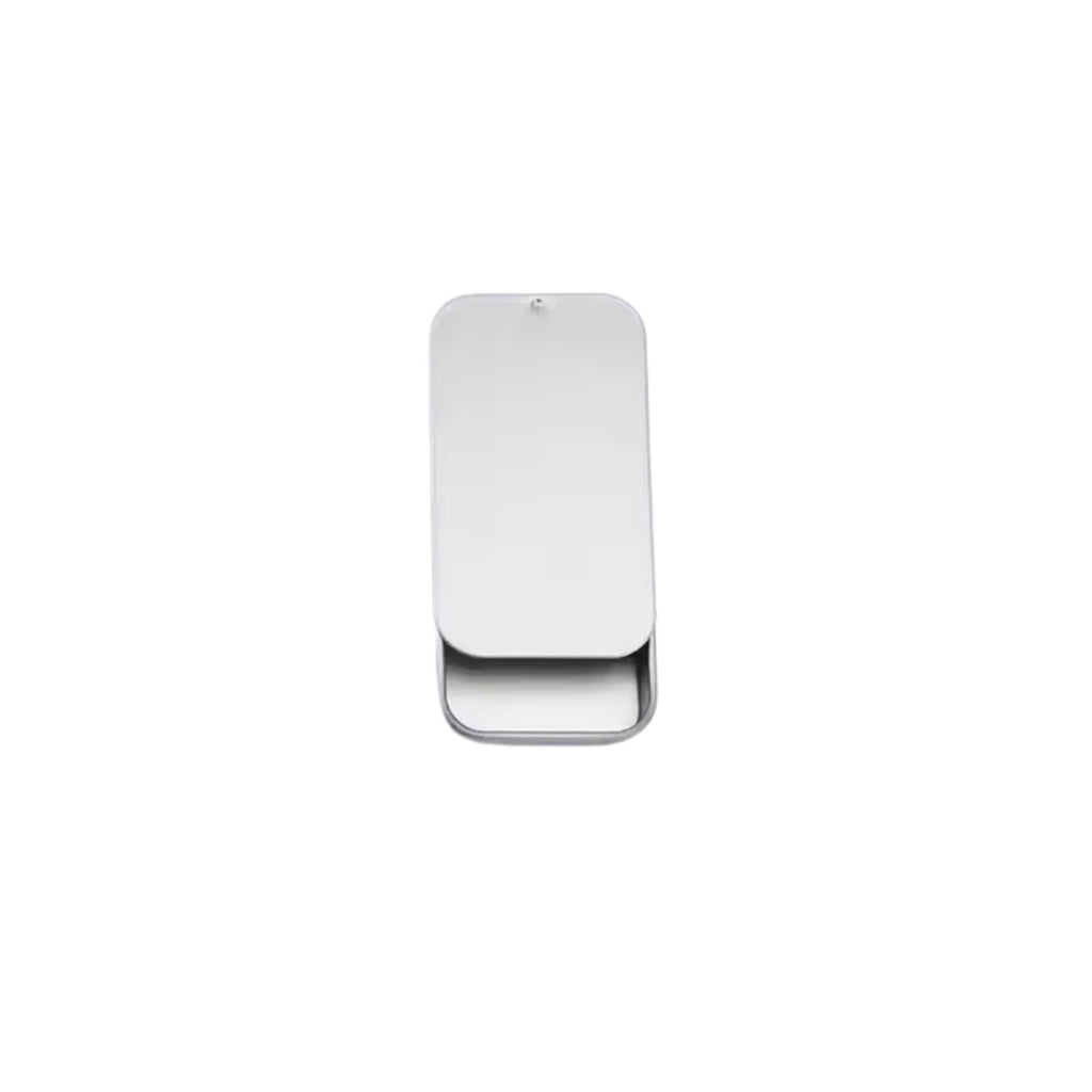 Sliding Tray Tin Container for lip balms, solid perfumes, and other beauty products in wholesale and bulk