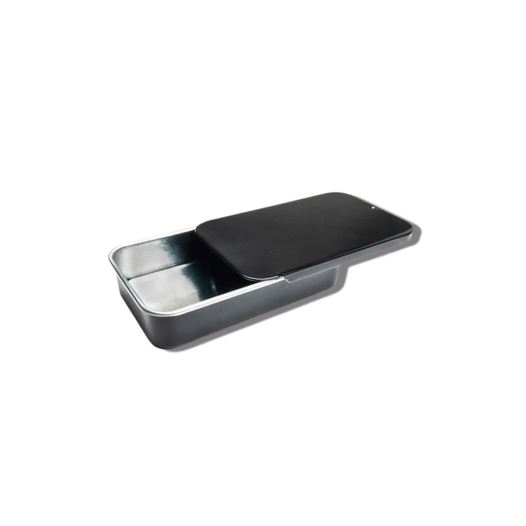 Black Sliding Tray Tin Container wholesale and bulk supplier