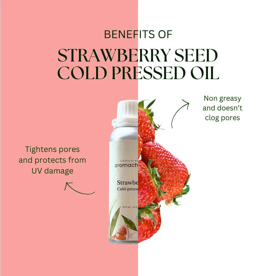 strawberry seed oil for skin Strawberry Seed Oil - Cold Pressed
