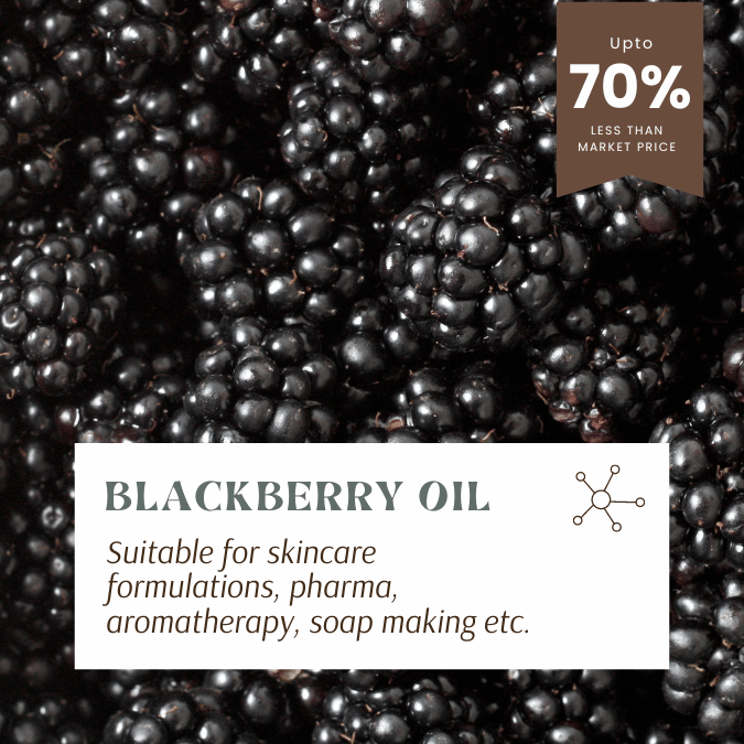 pure blackberry seed oil for skin, hair, Pharma etc