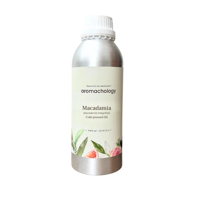 cold pressed macadamia oil for skin, hair 