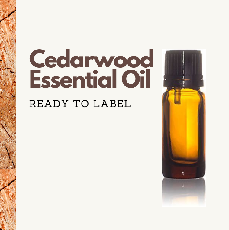 ready to label 10 ml cedarwood essential oil