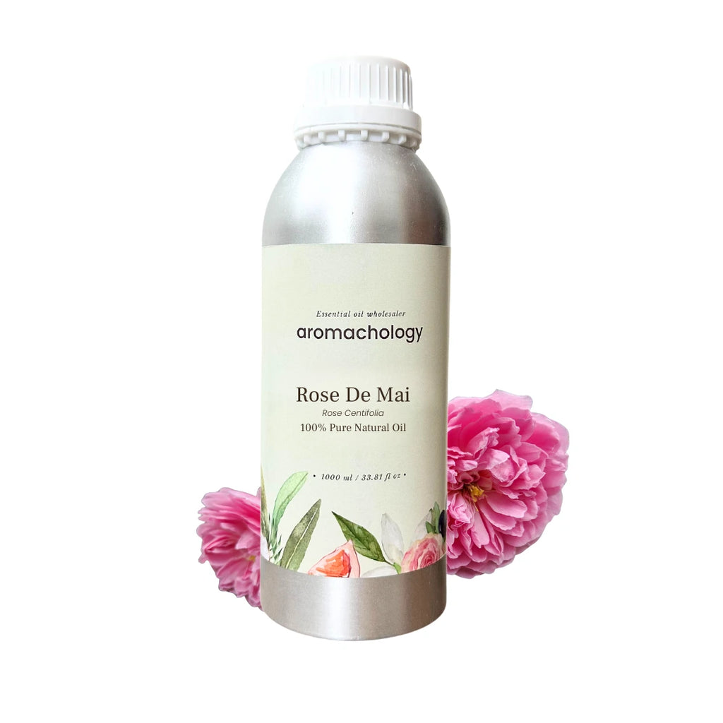 rose de mai oil or rosa centifolia absolute