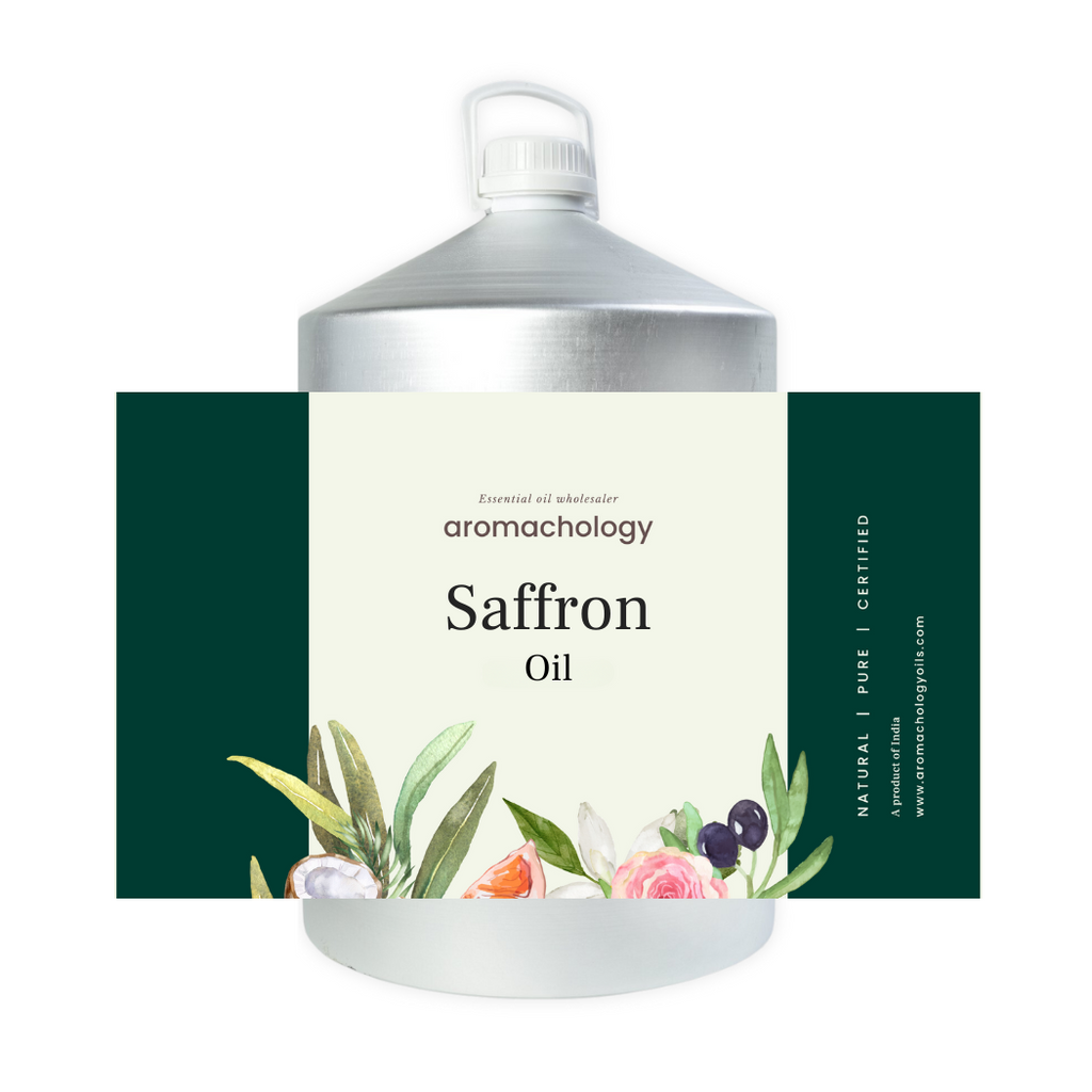 pure saffron oil for skincare