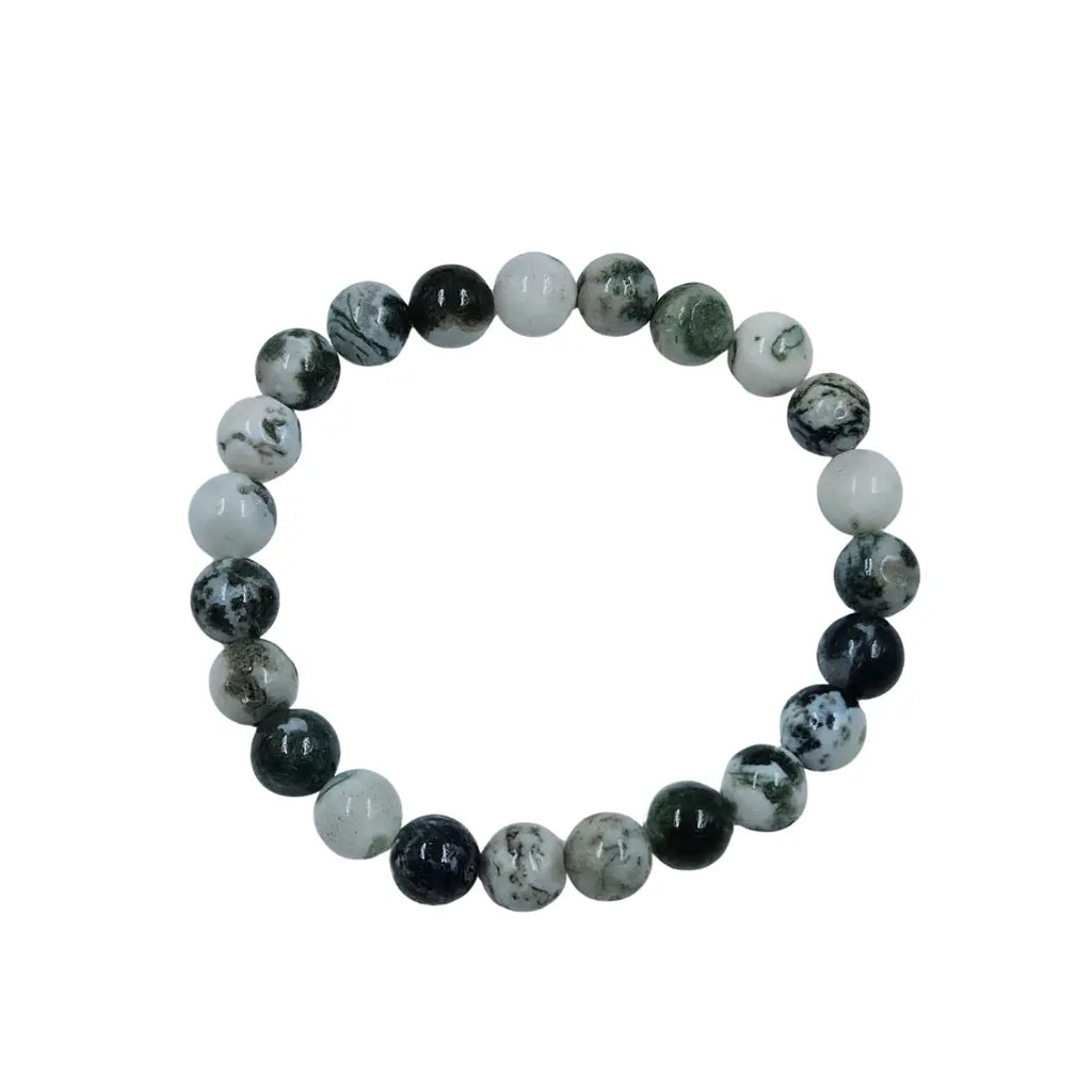 snowflake obsidian bracelet